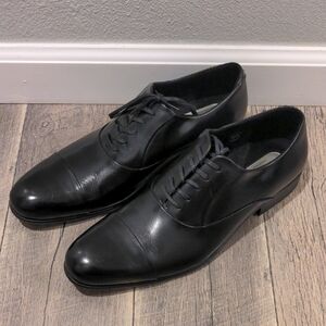 Kenneth Cole "Chief Advisor" Men's Black Leather Oxfords